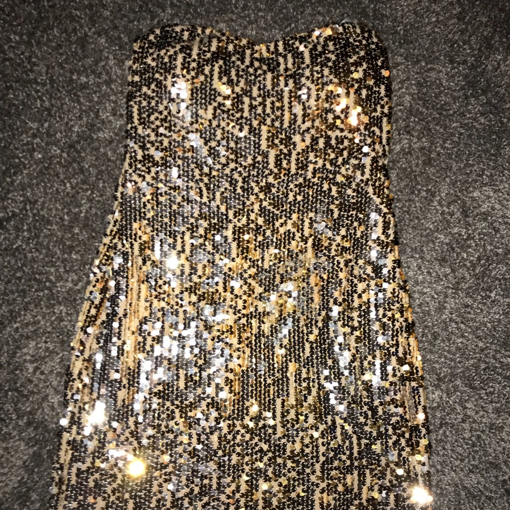 Gold and silver party dress!